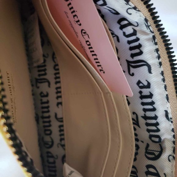 NWT Juicy Couture Large Pink Yellow and Blue Wristlet - Picture 9 of 11